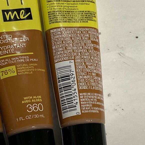 4 Maybelline Fit Me Tinted Moisturizer w/aloe Natural Coverage Face Makeup # 360 - Picture 4 of 4